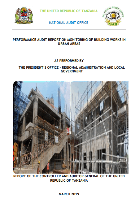 Monitoring of building works in urban areas