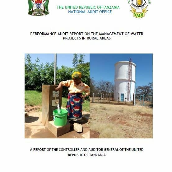 Tanzania_PA Report on Management of water in rural areas_cover