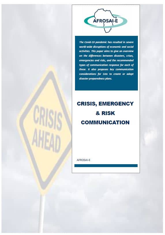 Crisis Emergency and Risk Communication Cover